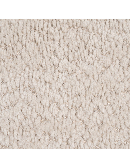 Canapé moderne bouclette Droit 2 places en Tissu Beige Bouclé Bois d'hévéa Bois MDF Marron Métal Doré Guido - 10
