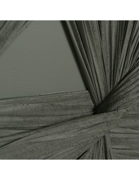 Grande Toile originale Noeuds 153x53 Vert Cadre en PS blanc Yasna - 3