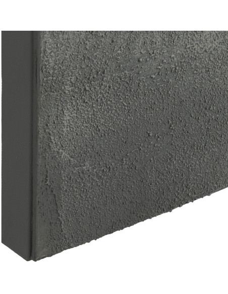 Grande Toile murale Tryptique relief abstrait 240x120 Gris Noir Sofie - 8