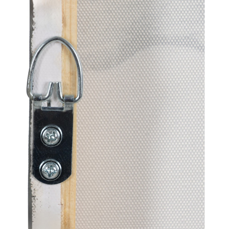 Grande Toile murale Tryptique relief abstrait 240x120 Gris Noir Sofie - 9