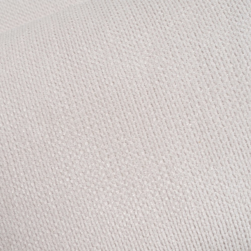 Méridienne d'intérieur moderne en Tissu Blanc crème Métal Noir Elisia - 7
