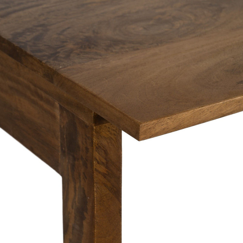 Bureau moderne 1 tiroir en Bois de manguier Naturel Romin - 3