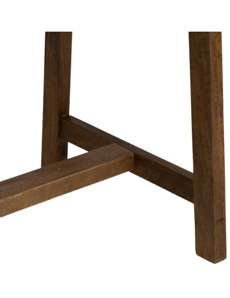 Bureau moderne 1 tiroir en Bois de manguier Naturel Romin - 6