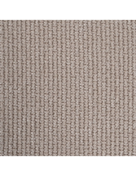 Grande Banquette moderne chic 1 étagère 2 places en Tissu Beige Métal Noir Ulea - 7