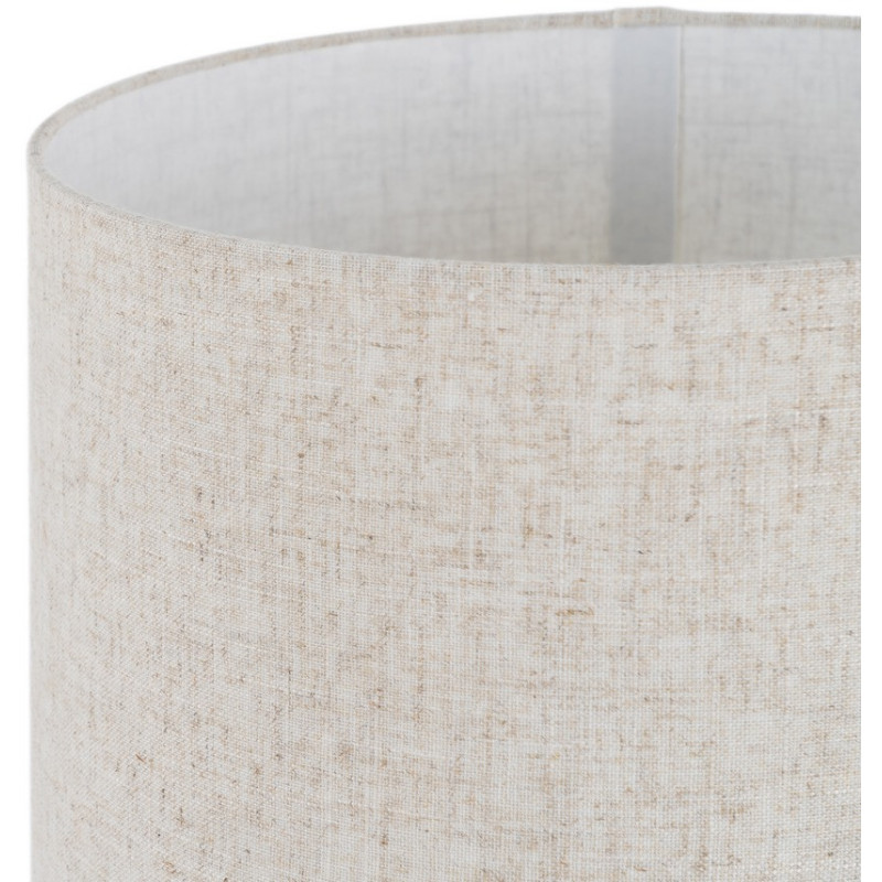 Lampadaire original organique Hauteur 126 cm en Résine Crème Lin Beige Rojal - 3