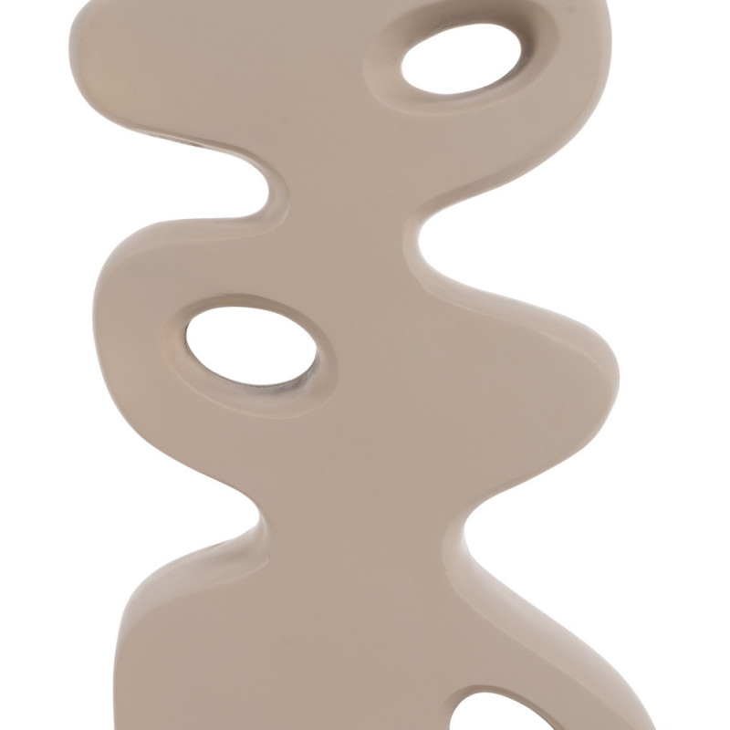 Lampadaire original organique Hauteur 126 cm en Résine Crème Lin Beige Rojal - 6