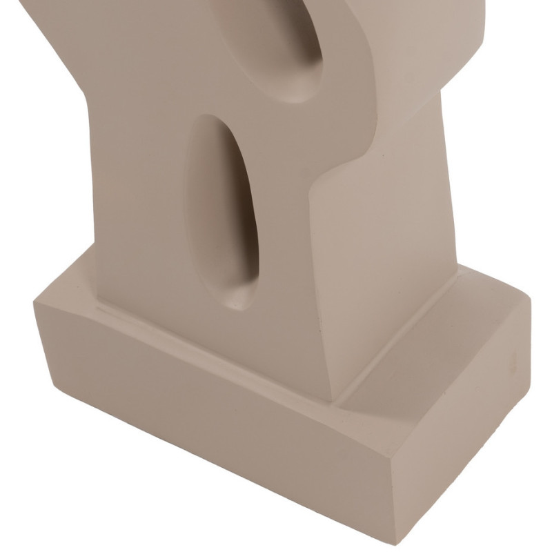 Lampadaire original organique Hauteur 126 cm en Résine Crème Lin Beige Rojal - 8