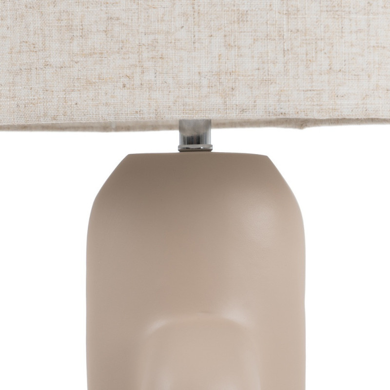 Lampadaire original minimaliste Hauteur 142 cm en Résine Lin Beige Tiana - 5