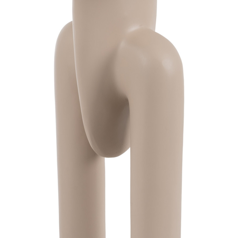 Lampadaire original minimaliste Hauteur 142 cm en Résine Lin Beige Tiana - 6