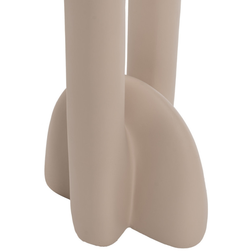 Lampadaire original minimaliste Hauteur 142 cm en Résine Lin Beige Tiana - 7