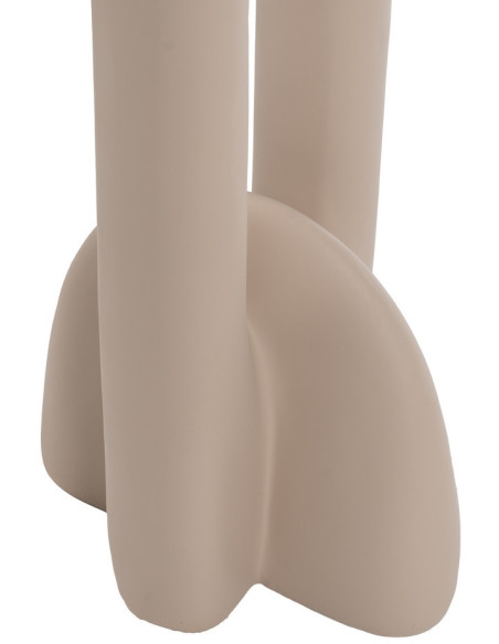 Lampadaire original minimaliste Hauteur 142 cm en Résine Lin Beige Tiana - 7