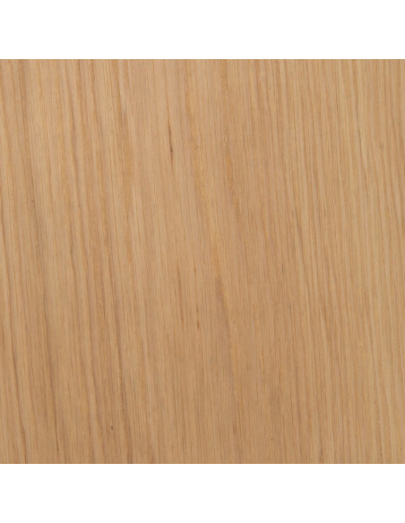 Table à manger moderne chic Ovale 6 personnes en Bois MDF Naturel Céramique Blanc Effet marbre Ezka - 6