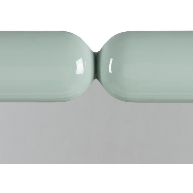 Miroir mural moderne Carré 90x90 en Bois MDF Vert Laqué Orba - 3