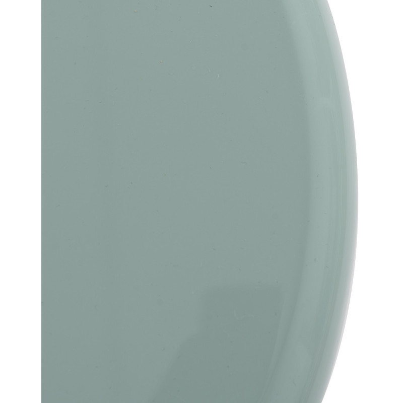 Console d'entrée moderne Ovale en Bois MDF Vert Laqué Urda - 4