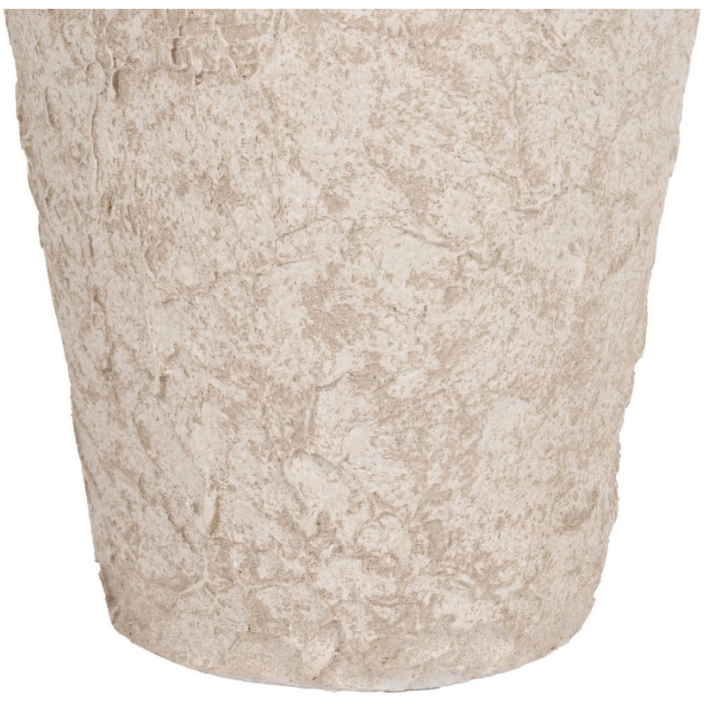 Grand Vase vintage Amphore Hauteur 80 cm en Céramique Blanc Vieilli Tabua - 5