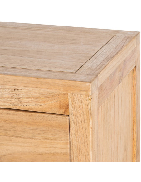 Commode rustique chic 3 tiroirs en Bois de mindi Naturel Vera - 10