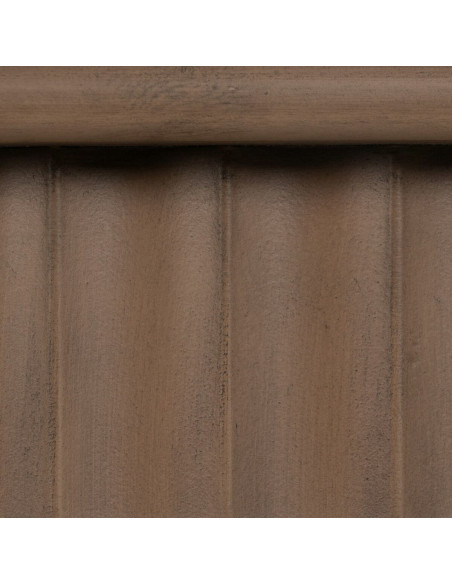 Table d’appoint carrée bois marron 36x36x71 cm Margy Ixia - 7