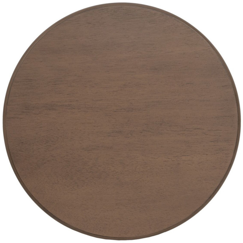 Table d’appoint ronde bois marron 40x40x66 cm Margy Ixia - 5