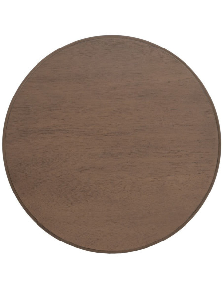 Table d’appoint ronde bois marron 40x40x66 cm Margy Ixia - 5