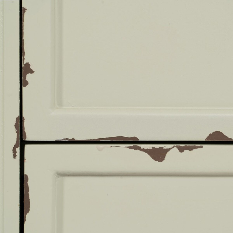 Chevet 3 tiroirs en Bois de sapin Beige Brossé Ailis - 3