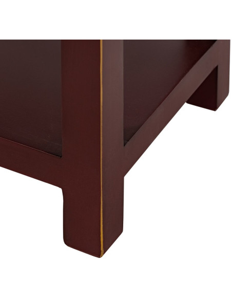 Chevet 2 tiroirs 1 étagère en Bois de sapin Tuile Oriente - 2