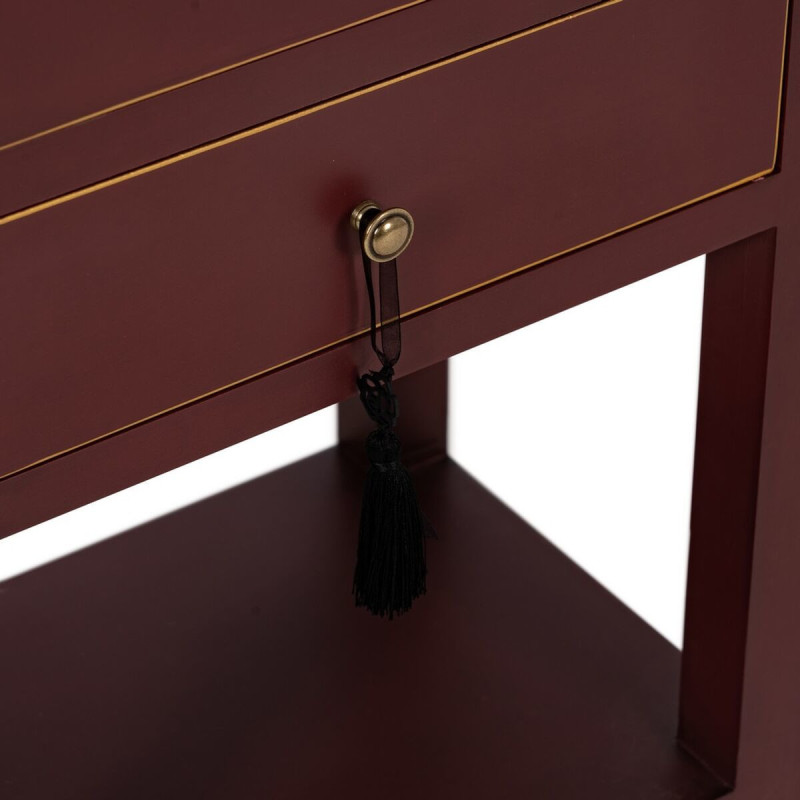 Chevet 2 tiroirs 1 étagère en Bois de sapin Tuile Oriente - 5