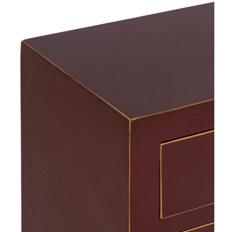 Chevet 2 tiroirs 1 étagère en Bois de sapin Tuile Oriente - 7