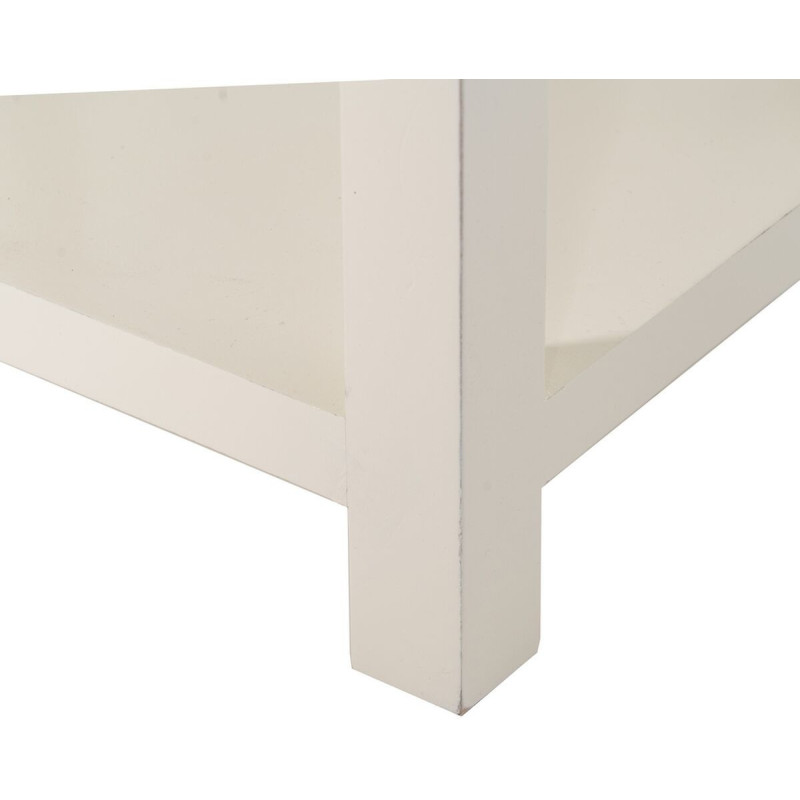 Chevet 2 tiroirs 1 étagère en Bois de sapin Blanc Oriente - 2