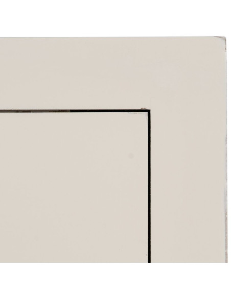 Chevet 2 tiroirs 1 étagère en Bois de sapin Blanc Oriente - 3