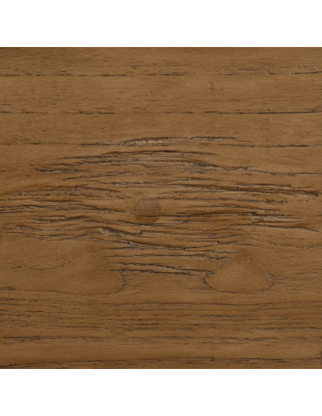 Grande Table à manger rustique chic Rectangulaire 8 personnes en Bois de chêne recyclé Naturel Lisandro - 7