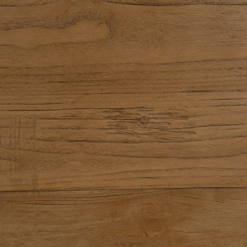 Grande Table à manger rustique chic Rectangulaire 12 personnes en Bois de chêne recyclé Naturel Lisandro - 7