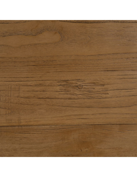 Grande Table à manger rustique chic Rectangulaire 12 personnes en Bois de chêne recyclé Naturel Lisandro - 7