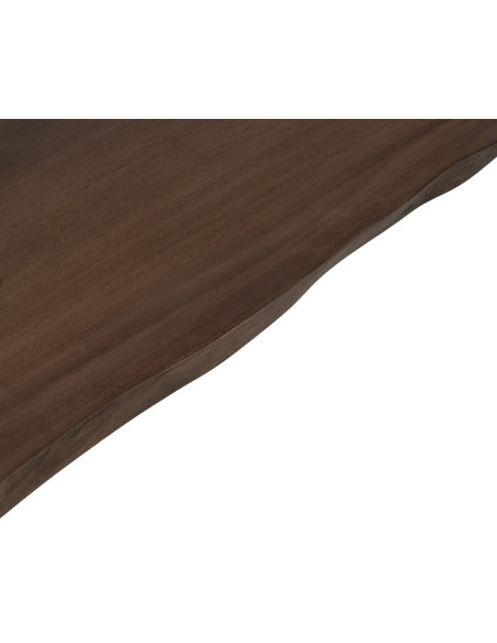 Grande Table à manger industrielle Rectangulaire 8 personnes en Bois de suar Marron Métal Noir Mirta - 5