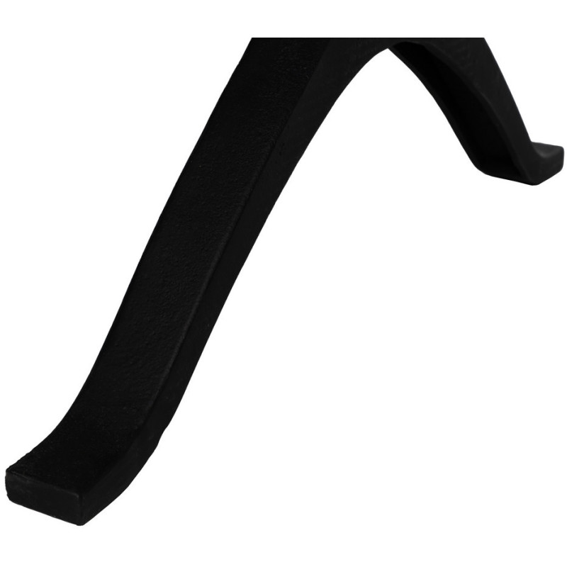 Grande Table à manger industrielle Rectangulaire 8 personnes en Bois de suar Marron Métal Noir Mirta - 9