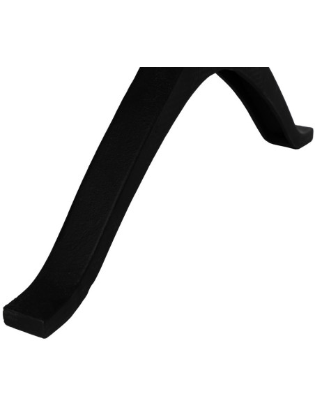 Grande Table à manger industrielle Rectangulaire 8 personnes en Bois de suar Marron Métal Noir Mirta - 9