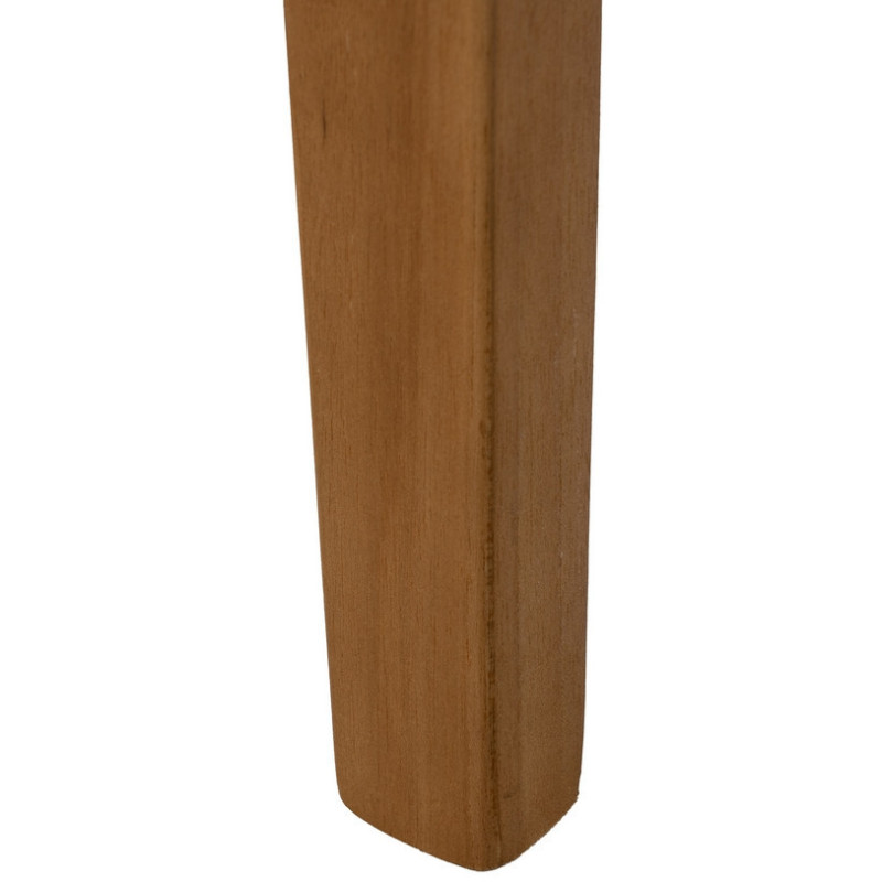 Tabouret moderne en Bois de teck Naturel Fibre de mendong Natural Woodwood - 7