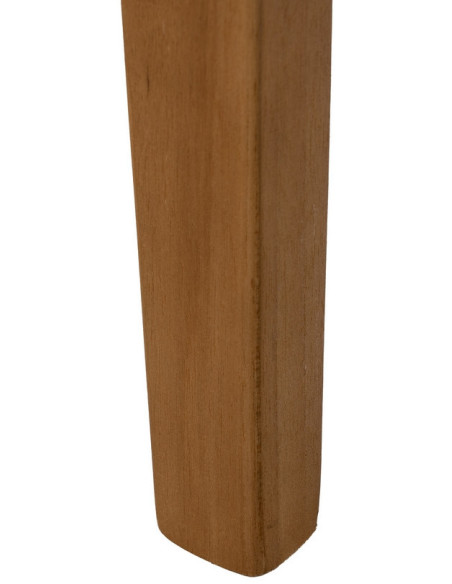 Tabouret moderne en Bois de teck Naturel Fibre de mendong Natural Woodwood - 7