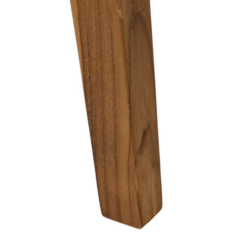 Banc en teck avec assise tressée 110 cm Woodwood Ixia - 8
