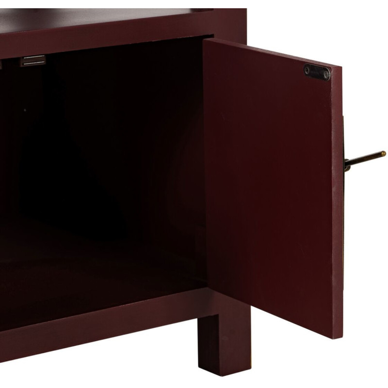 Chevet 2 portes 1 tiroir 1 étagère en Bois de sapin Tuile Oriente - 3