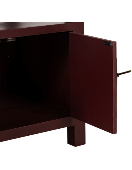 Chevet 2 portes 1 tiroir 1 étagère en Bois de sapin Tuile Oriente - 3