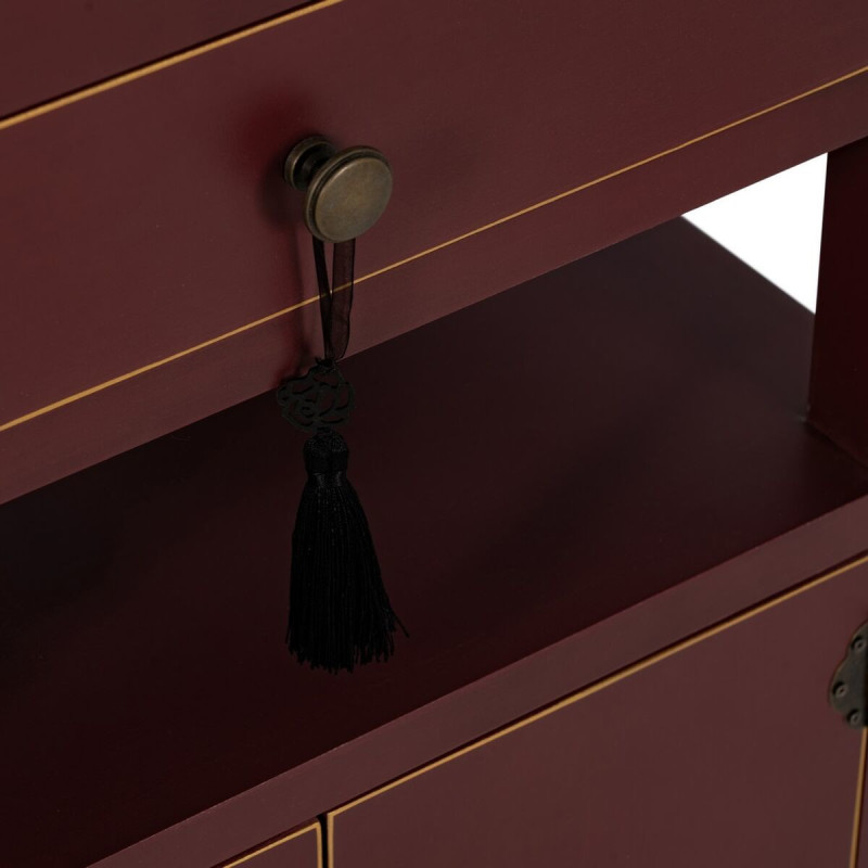 Chevet 2 portes 1 tiroir 1 étagère en Bois de sapin Tuile Oriente - 5