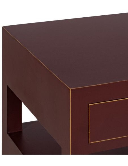 Chevet 2 portes 1 tiroir 1 étagère en Bois de sapin Tuile Oriente - 7