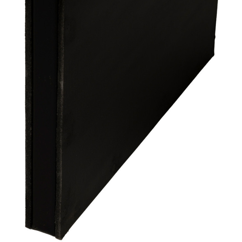 Grande Table basse rustique chic Rectangulaire en Bois de suar Naturel Métal Noir Amaya - 9