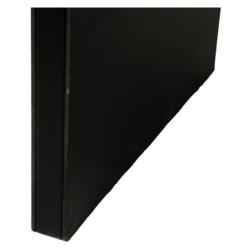 Grande Table à manger rustique chic Rectangulaire 8 personnes en Bois de suar Naturel Métal Noir Amaya - 9