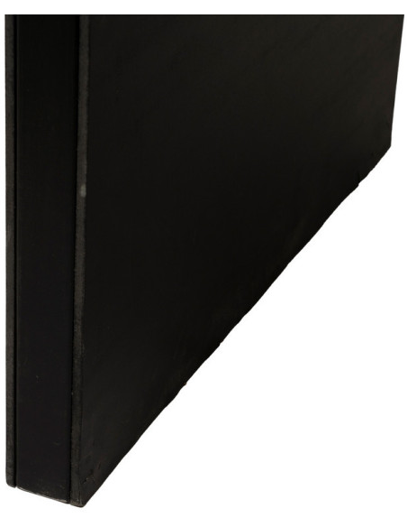 Grande Table à manger rustique chic Rectangulaire 8 personnes en Bois de suar Naturel Métal Noir Amaya - 9