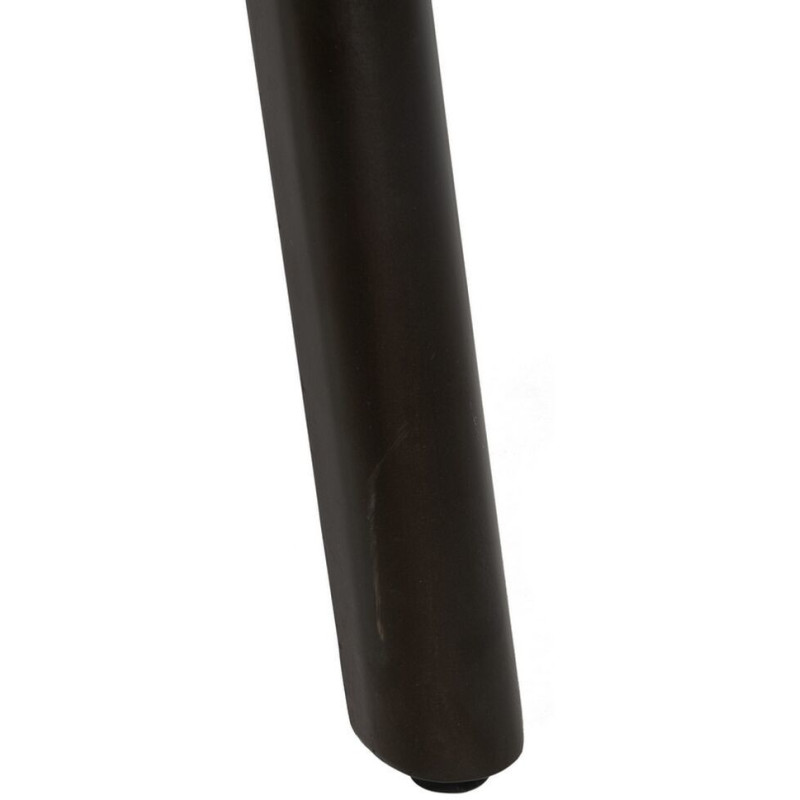 Table d'appoint Carrée en Bois de sapin Naturel Métal Noir Paul - 3