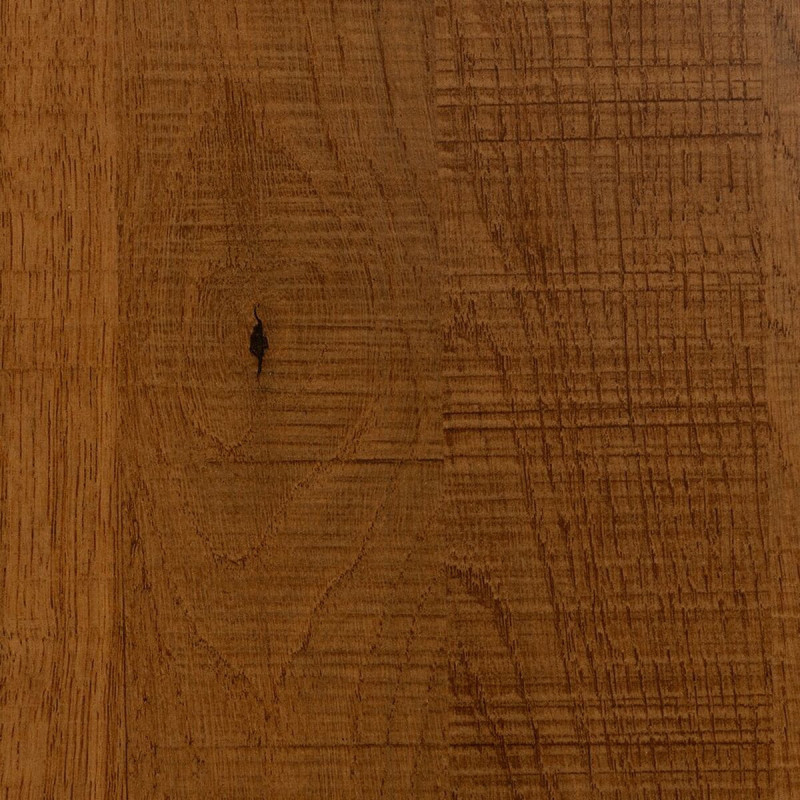 Table à manger Ronde 2 personnes en Bois Naturel Métal Noir Dulcia - 7