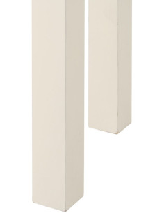 Console Rectangulaire 4 tiroirs en Bois de sapin Blanc Oriente - 2