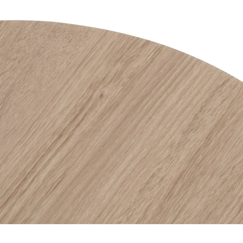 Table basse Ronde 65 cm en Bois Naturel Métal Noir Helena - 6