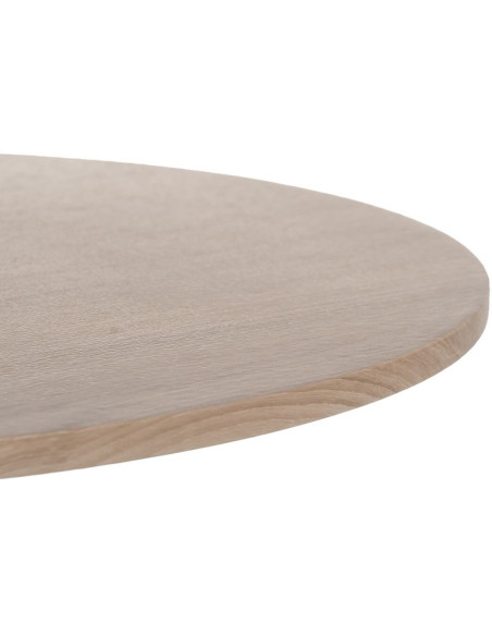 Table basse Ronde 65 cm en Bois Naturel Métal Noir Helena - 8